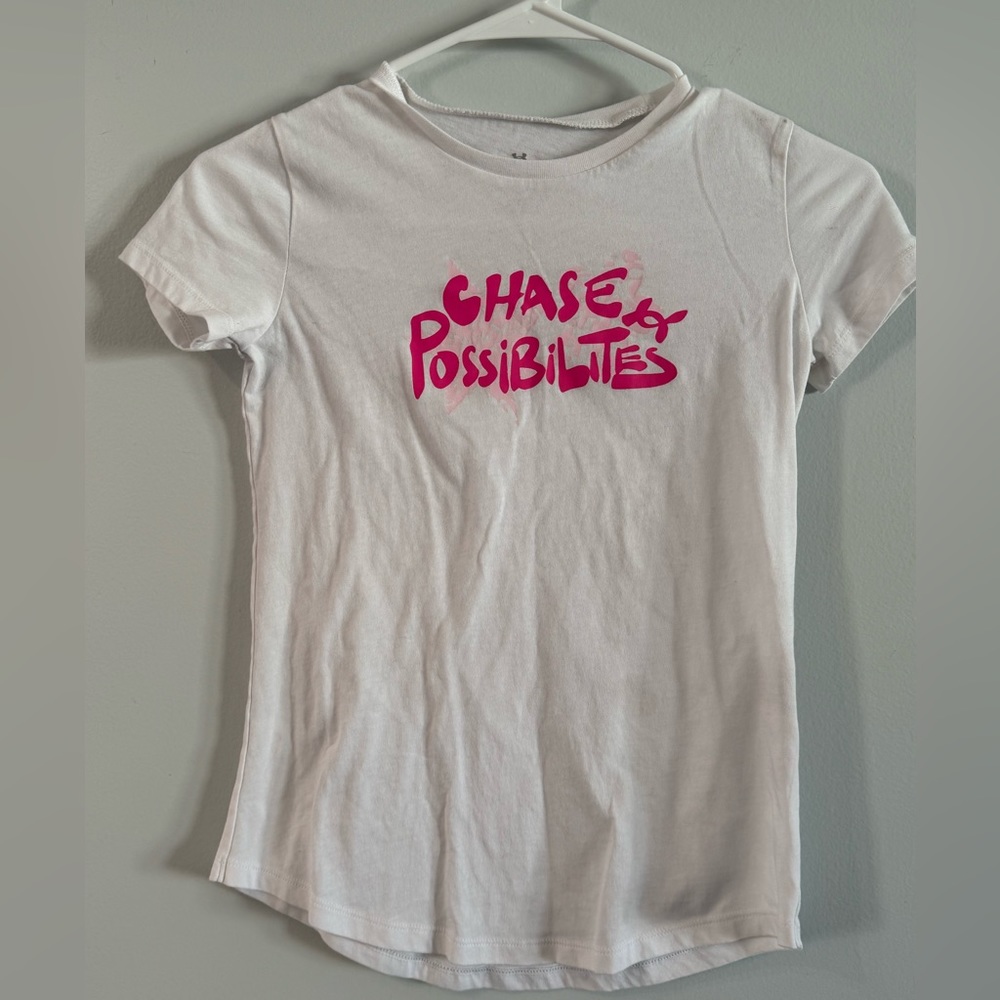 Size 10 girls Under Armour tee